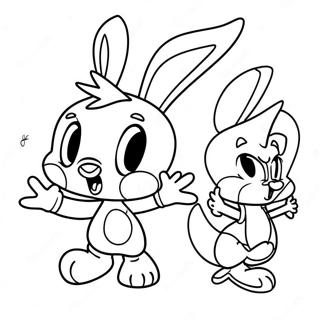 Pagina Para Colorear De Tiny Toons 40477-33542