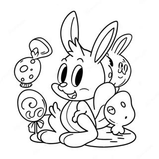 Pagina Para Colorear De Tiny Toons 40477-33544