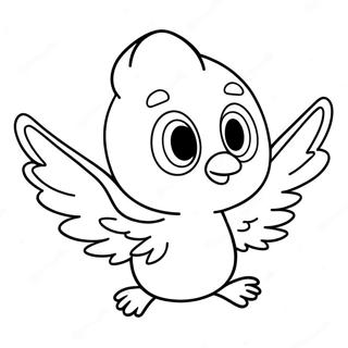 Pagina Para Colorear De Tweety Volando 4051-3269