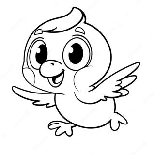 Pagina Para Colorear De Tweety Volando 4051-3270