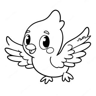 Pagina Para Colorear De Tweety Volando 4051-3271