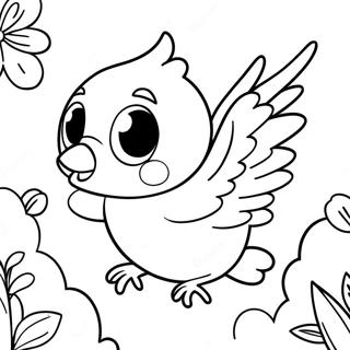 Pagina Para Colorear De Tweety Volando 4051-3272