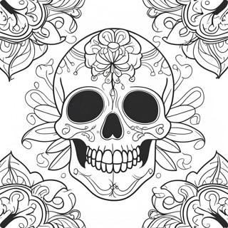 Pagina Para Colorear De Calavera De Muerte 40577-33626