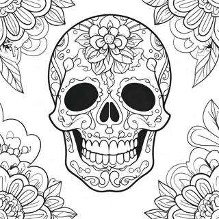 Pagina Para Colorear De Calavera De Muerte 40577-33627