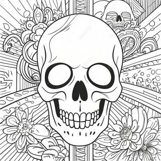 Pagina Para Colorear De Calavera De Muerte 40577-33628