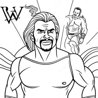 Pagina Para Colorear De Wwe Hilarante 40657-33691