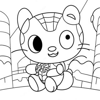 Spiderman Hello Kitty Pagina Para Colorear 40698-33726