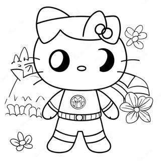 Linda Spiderman Hello Kitty Pagina Para Colorear 40699-33724