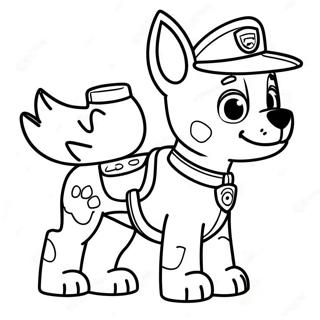 Paw Patrol Tracker Pagina Para Colorear 40748-33754