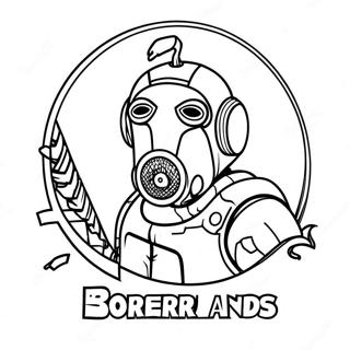 Pagina Para Colorear Del Logo De Borderlands 40878-33855