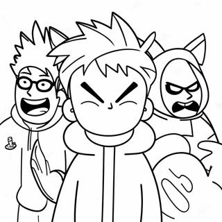 Pagina Para Colorear De Personajes De Eddsworld 40919-33875