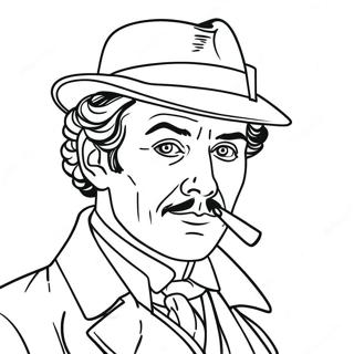 Pagina Para Colorear De Sherlock Holmes 40928-33888