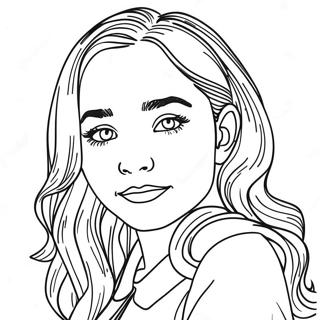 Sabrina Carpenter Páginas Para Colorear