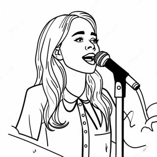 Sabrina Carpenter Páginas Para Colorear