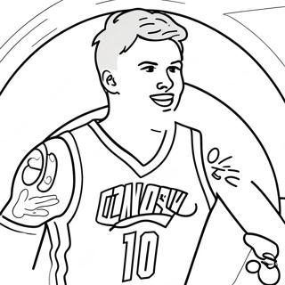 Luka Doncic Páginas Para Colorear