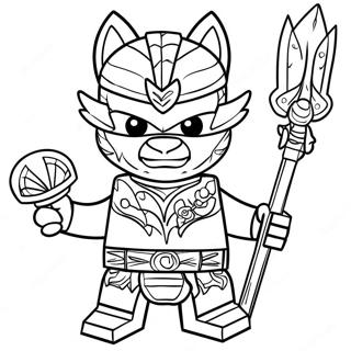 Pagina Para Colorear De Personajes De Lego Chima 40979-34042