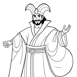 Jafar En Su Tunica Magica Para Colorear 41059-34002