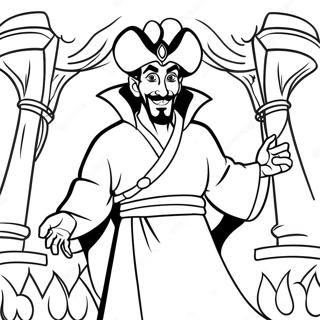 Jafar En Su Tunica Magica Para Colorear 41059-34106