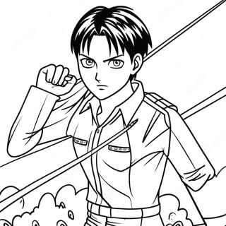 Pagina Para Colorear De Levi Ackerman De Attack On Titan 41118-34146