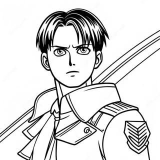 Pagina Para Colorear De Levi Ackerman De Attack On Titan 41118-34147