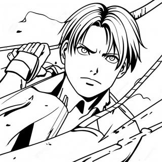 Pagina Para Colorear De Levi Ackerman De Attack On Titan 41118-34148