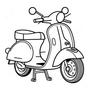 Pagina Para Colorear De Scooter 41148-34178