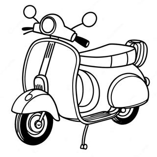 Pagina Para Colorear De Scooter 41148-34179