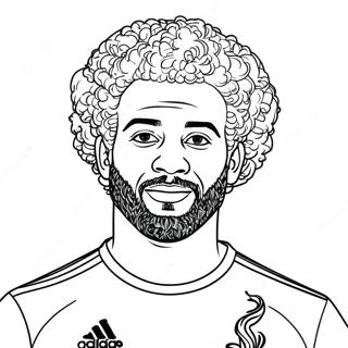 Pagina Para Colorear De Mo Salah 41188-34204