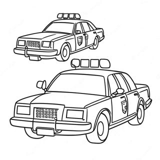 Pagina Para Colorear Coche De Policia 411-326