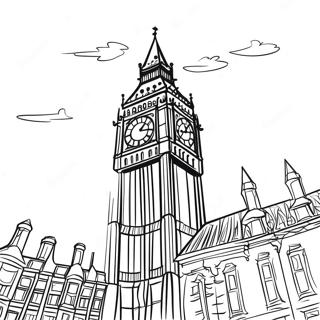 Pagina Para Colorear De La Torre Del Big Ben 41279-34272