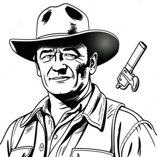 Pagina Para Colorear De John Wayne 41288-34274