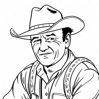 Pagina Para Colorear De John Wayne 41288-34276