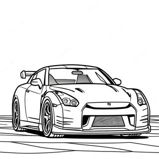 Pagina Para Colorear De Gtr R35 41489-34431