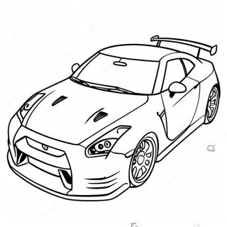 Pagina Para Colorear De Gtr R35 41489-34432