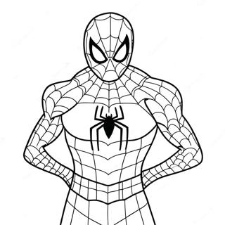 Pagina Para Colorear De Spiderman Para San Valentin 41519-34478