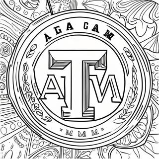 Pagina Para Colorear Del Logo De Texas Am 41689-34596