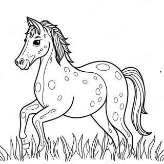 Pagina Para Colorear De Un Caballo Appaloosa 41709-34602