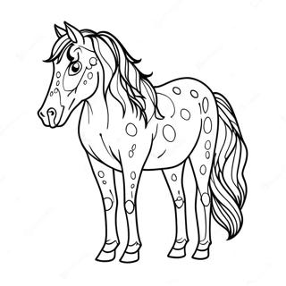 Pagina Para Colorear De Un Caballo Appaloosa 41709-34603