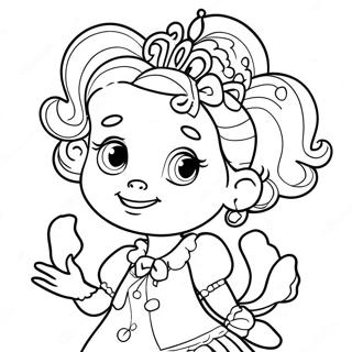 Pagina Para Colorear De Fancy Nancy 4170-3364