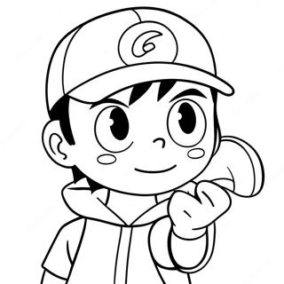 Pagina Para Colorear De Ash Ketchum 41719-34618