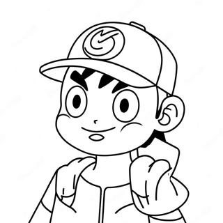 Pagina Para Colorear De Ash Ketchum 41719-34619