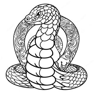 Pagina Para Colorear Del Emblema De La Serpiente Slytherin 41740-34652