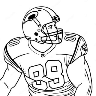 Pagina Para Colorear De Aaron Donald En Accion 41950-34798