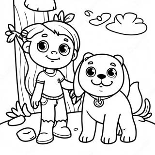 Pagina Para Colorear De Zoey Y Sassafras Aventureros 41970-34820