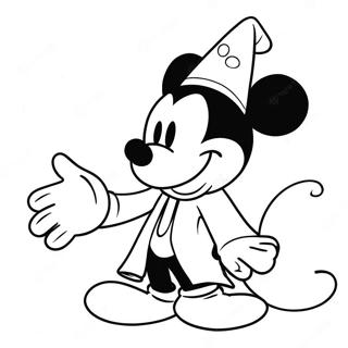 Pagina Para Colorear De Mickey El Mago 42140-34938