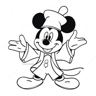 Pagina Para Colorear De Mickey El Mago 42140-34939