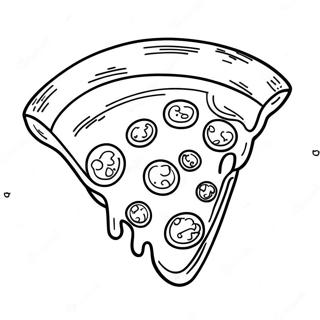 Pagina Para Colorear De Porcion De Pizza Con Queso 42161-34961