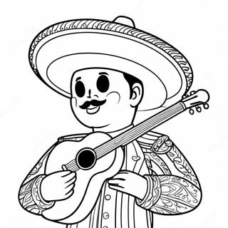 Pagina Para Colorear De Mariachi 42170-34971