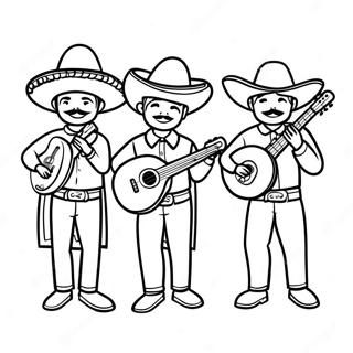 Pagina Para Colorear De Banda De Mariachi Festiva 42171-34967