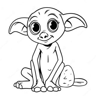 Pagina Para Colorear De Dobby Con Calcetines 42211-35002